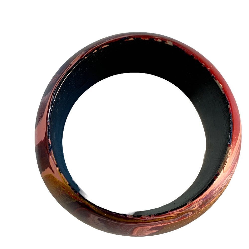 VINTAGE Painted Bangle - Picture 4 of 6